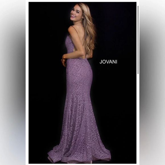 NWT JOVANI PROM Dress Style 58662 Color Mauve - Picture 12 of 12
